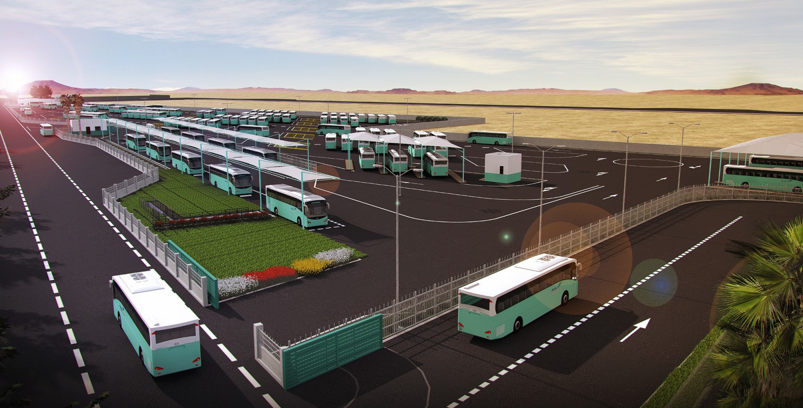 Instalaciones para autobuses CNG