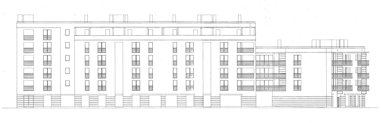 Alzado oeste exterior 